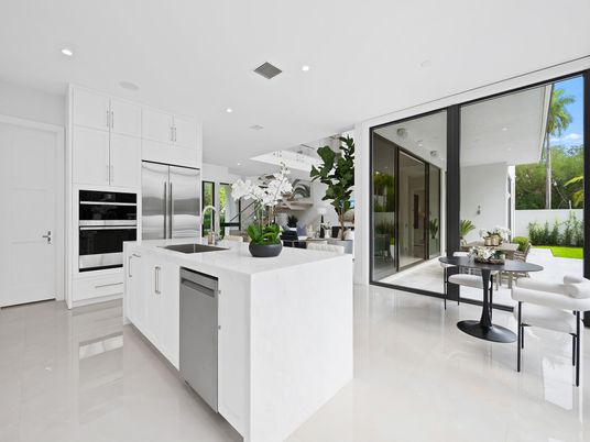 Interior, Kitchen, Recessed Lighting, Stainless Steel Appliances