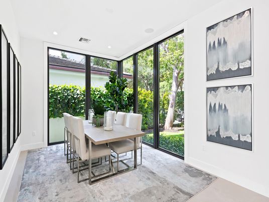 Dining room, Interior, Recessed Lighting