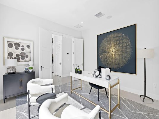 Home Office, Interior, Recessed Lighting