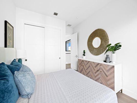 Bedroom, Interior, Wood Texture Flooring