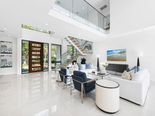 Interior, Living room, Recessed Lighting