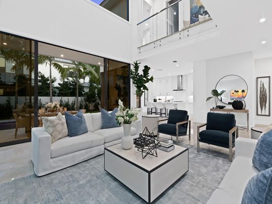 Interior, Kitchen, Living room, Recessed Lighting