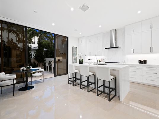 Interior, Kitchen, Recessed Lighting, Stainless Steel Appliances