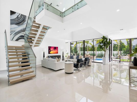 Interior, Living room, Recessed Lighting
