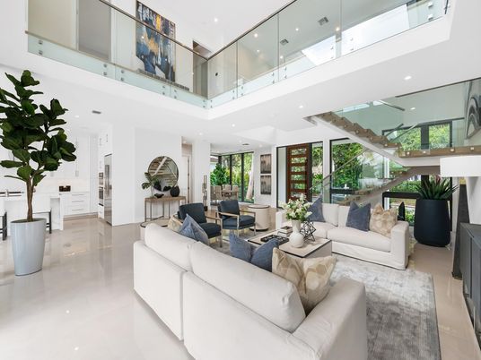 Interior, Living room, Recessed Lighting