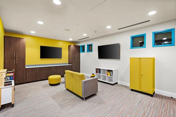 Interior, Living room, Recessed Lighting