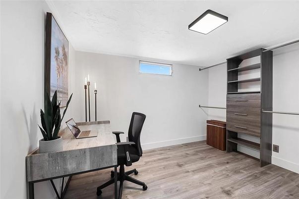 Home Office, Interior, Wood Texture Flooring