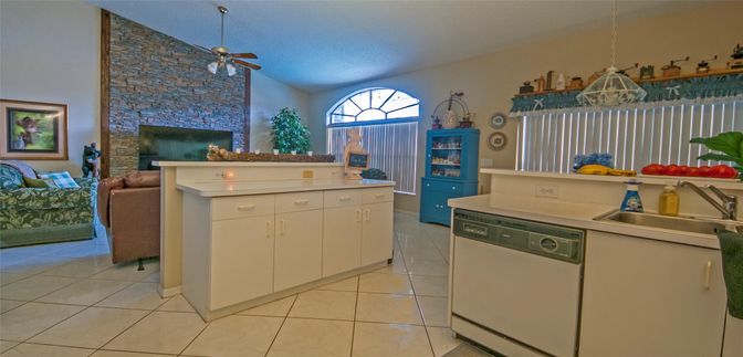 Interior, Kitchen, Stone Walls