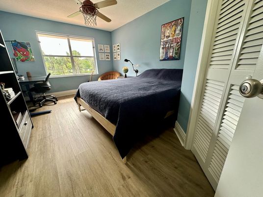 Bedroom, Home Office, Interior, Wood Texture Flooring