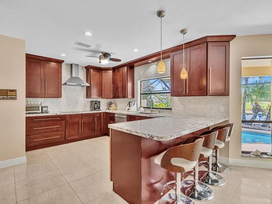 Interior, Kitchen, Pendant Lights, Recessed Lighting