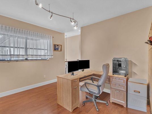 Home Office, Interior, Wood Texture Flooring