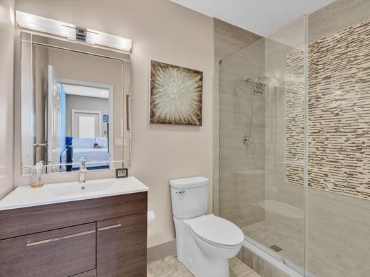 Bathroom, Glass Shower, Interior