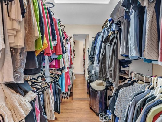 Interior, Walk-in Closets, Wood Texture Flooring