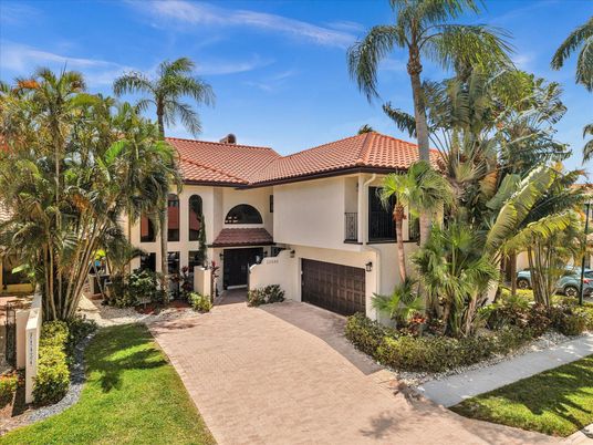 Attached, Backyard, Exterior, Facade, Mediterranean
