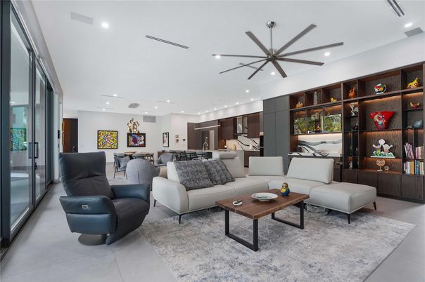 Dining room, Interior, Kitchen, Living room, Pendant Lights, Recessed Lighting