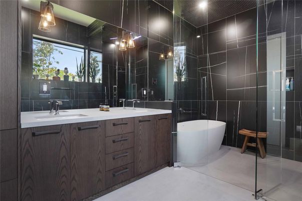 Bathroom, Dual Sink Vanities, Free Standing Baths, Interior