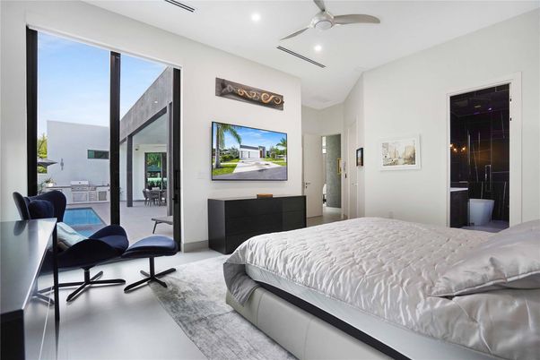 Bedroom, Home Office, Interior, Recessed Lighting