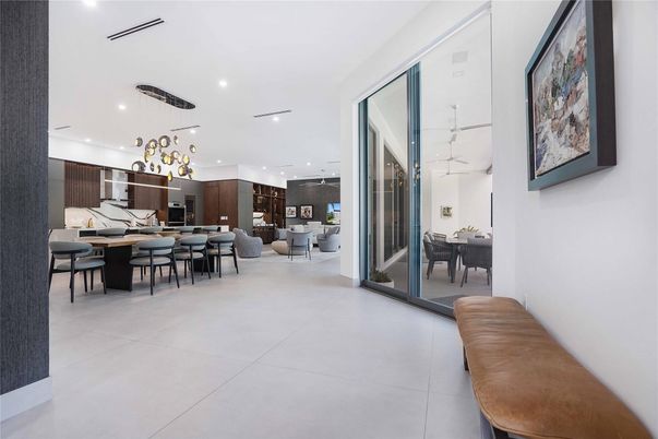 Dining room, Interior, Kitchen, Pendant Lights, Recessed Lighting