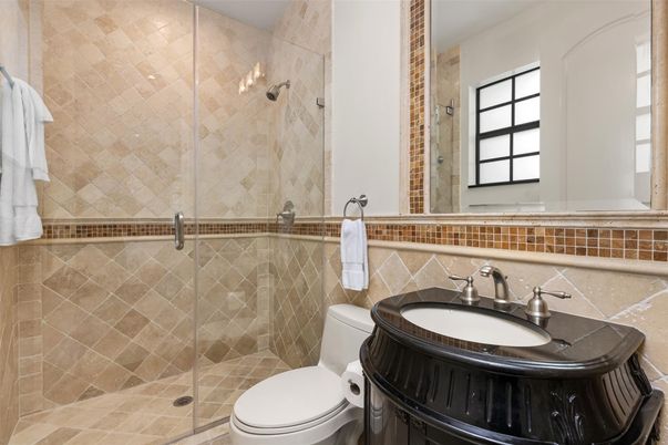 Bathroom, Glass Shower, Interior