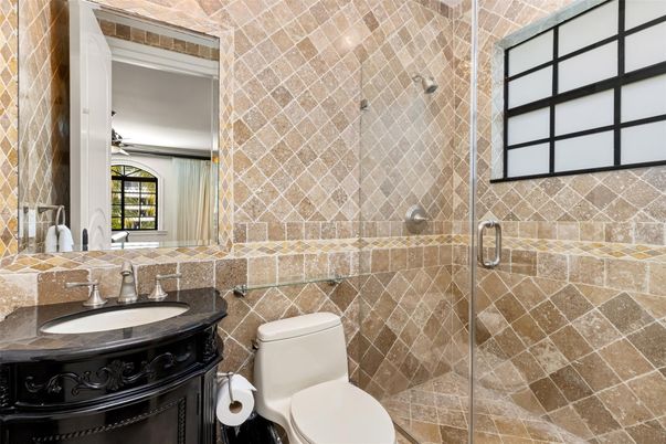 Bathroom, Glass Shower, Interior