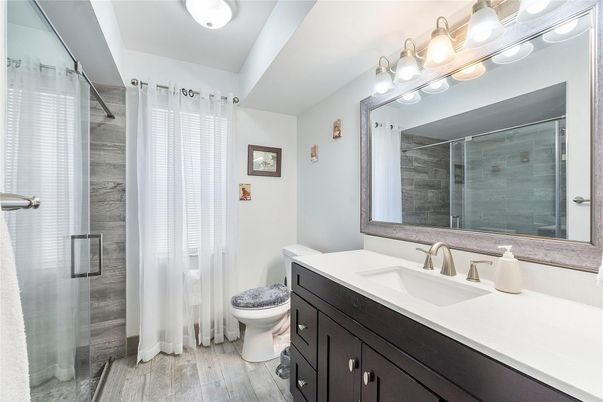 Bathroom, Interior, Wood Texture Flooring