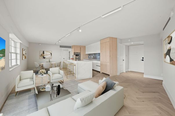Dining room, Interior, Kitchen, Living room, Wood Texture Flooring