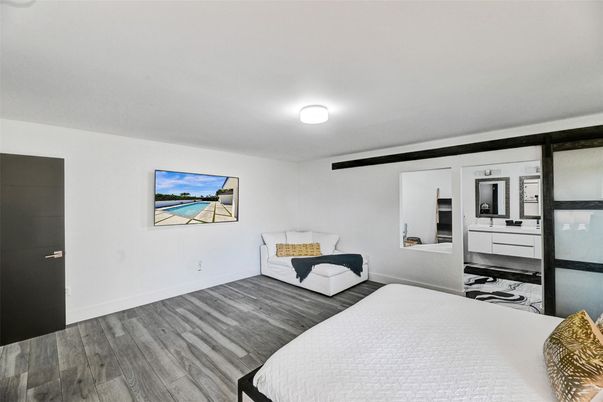 Bedroom, Interior, Wood Texture Flooring
