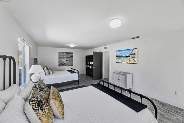Bedroom, Interior, Wood Texture Flooring
