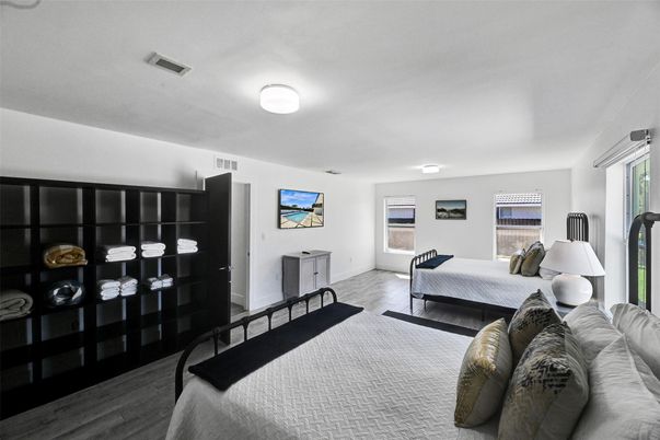Bedroom, Interior, Wood Texture Flooring