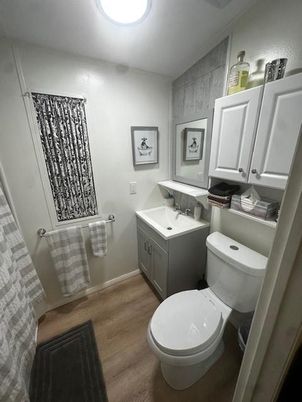 Bathroom, Interior, Wood Texture Flooring