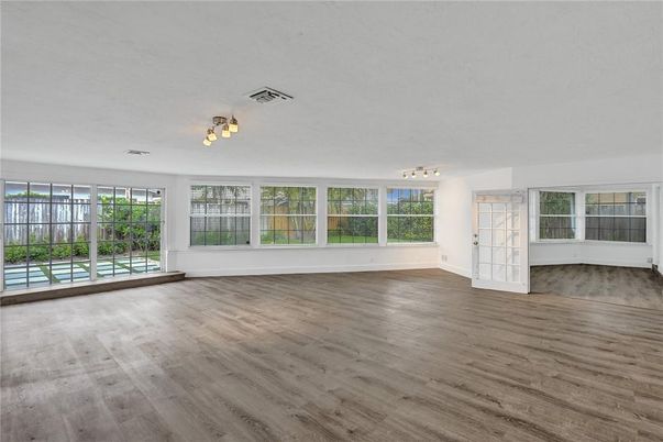 Empty room, Interior, Wood Texture Flooring