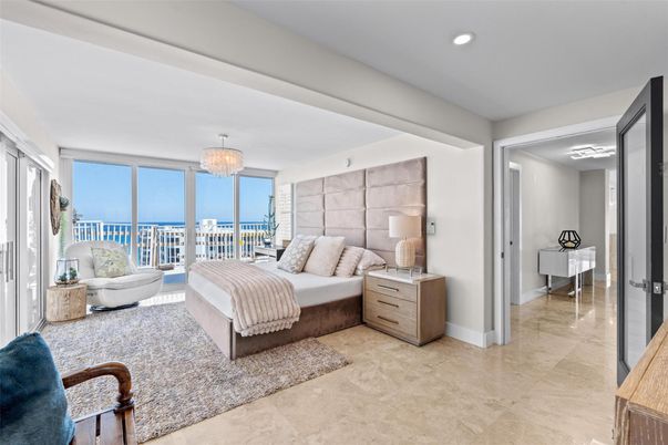Bedroom, Chandelier, Interior, Recessed Lighting, Water