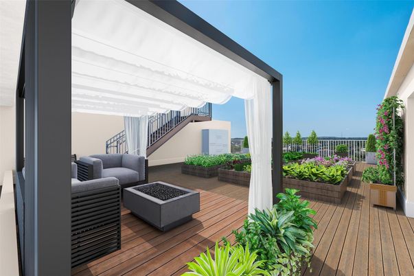 Exterior, Wood Texture Flooring