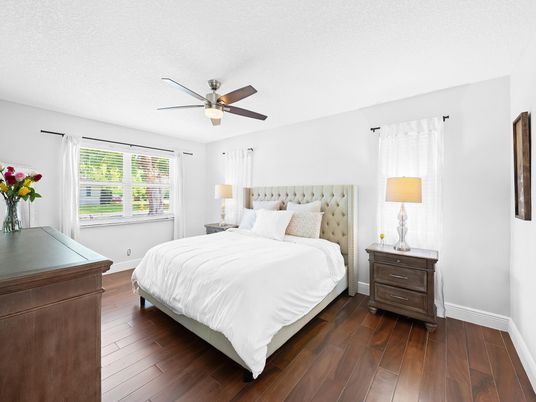 Bedroom, Interior, Wood Texture Flooring