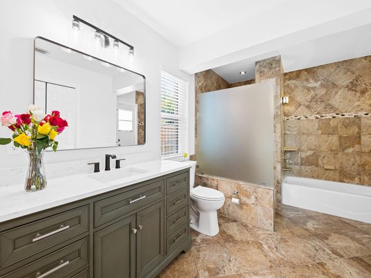 Bathroom, Interior, Recessed Lighting