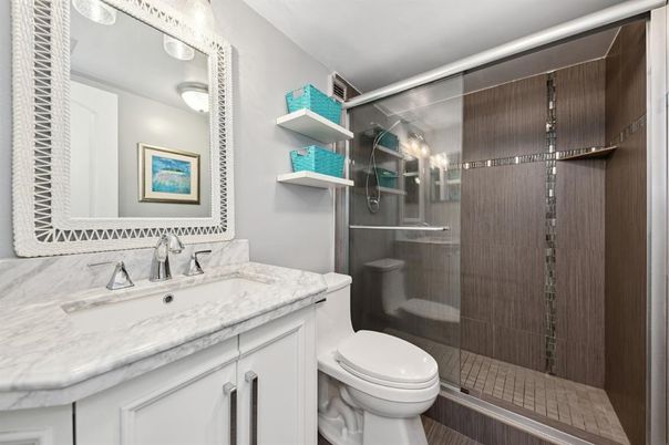 Bathroom, Glass Shower, Interior