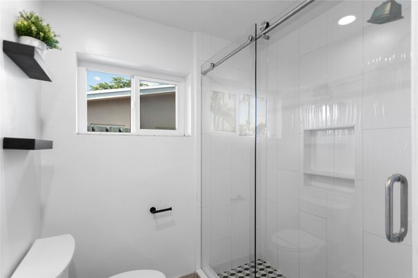 Bathroom, Glass Shower, Interior