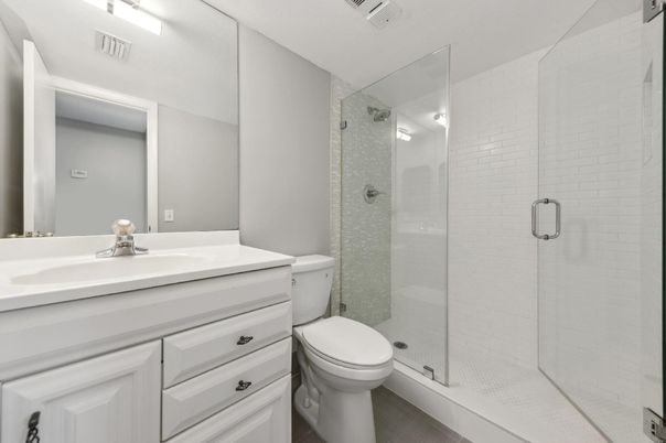 Bathroom, Glass Shower, Interior