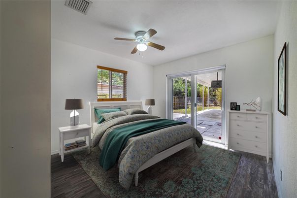 Bedroom, Interior, Wood Texture Flooring