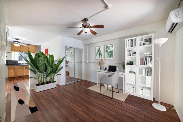 Home Office, Interior, Wood Texture Flooring