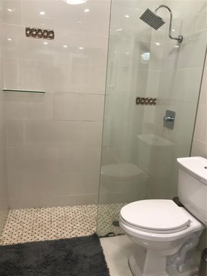 Bathroom, Glass Shower, Interior
