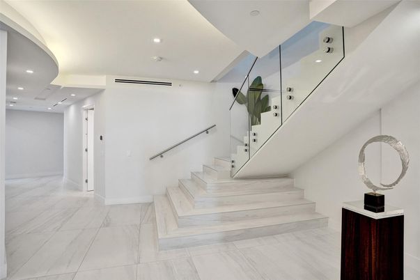 Interior, Marble, Recessed Lighting