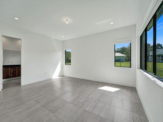 Empty room, Interior, Recessed Lighting
