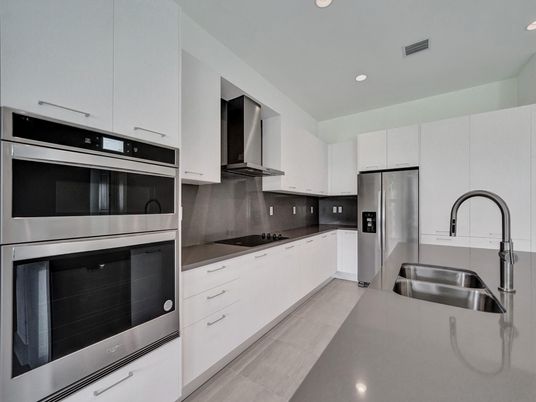 Interior, Kitchen, Recessed Lighting, Stainless Steel Appliances