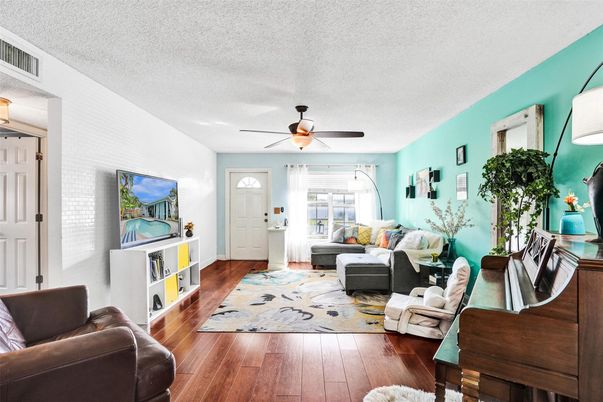 Interior, Living room, Piano, Wood Texture Flooring