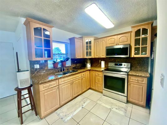 Interior, Kitchen, Marble, Stainless Steel Appliances
