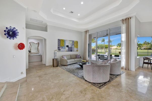 Interior, Living room, Recessed Lighting