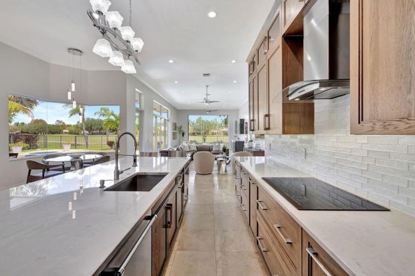 Interior, Kitchen, Living room, Pendant Lights, Recessed Lighting, Stainless Steel Appliances