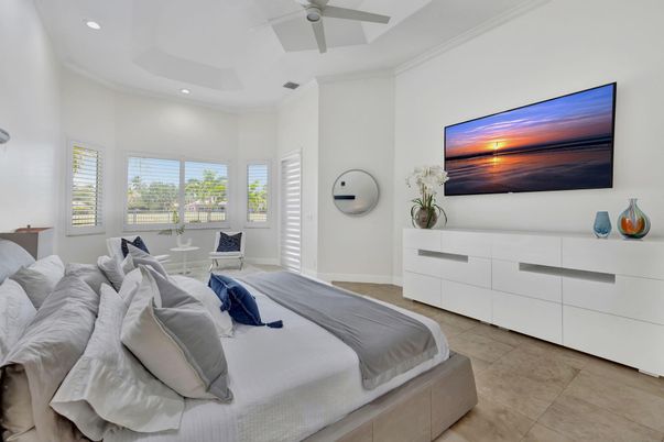 Bedroom, Interior, Recessed Lighting