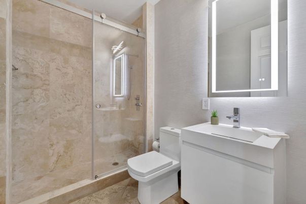 Bathroom, Glass Shower, Interior